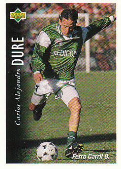 Carlos Alejandro Dure Ferro Carril Oeste 1995 Upper Deck Futbol Argentina #121